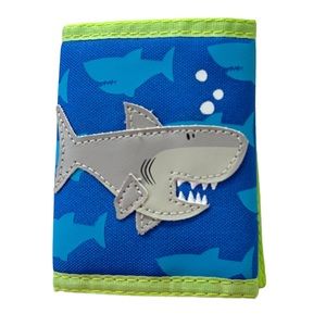 Stephen Joseph Kids Shark Wallet Blue And Green